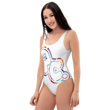 Load image into Gallery viewer, Moneyflauge bubble white Swimsuit