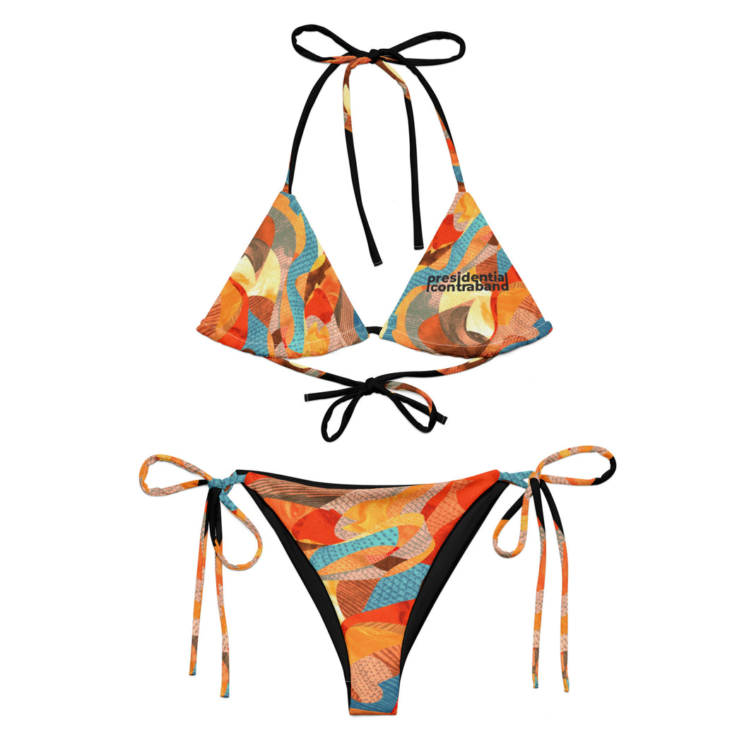 Moneyflauge sunset string bikini