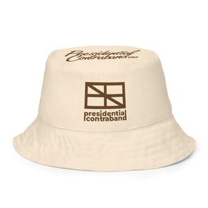 Brown/tan reversible bucket