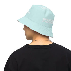 Misty blue reversible bucket