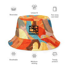 Load image into Gallery viewer, Moneyflauge orange Reversible bucket