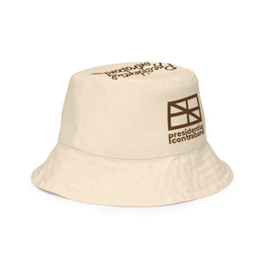 Brown/tan reversible bucket