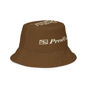 Brown/tan reversible bucket