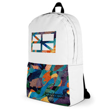 Load image into Gallery viewer, Indigo Moneyflauge flag backpack