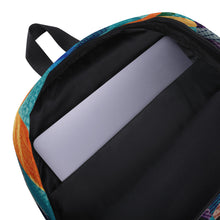 Load image into Gallery viewer, Indigo Moneyflauge backpack