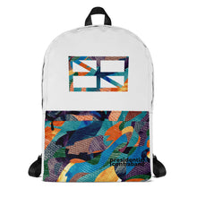 Load image into Gallery viewer, Indigo Moneyflauge flag backpack