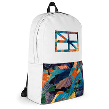 Load image into Gallery viewer, Indigo Moneyflauge flag backpack