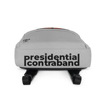 Load image into Gallery viewer, Presidential Contraband written logo flag backpack